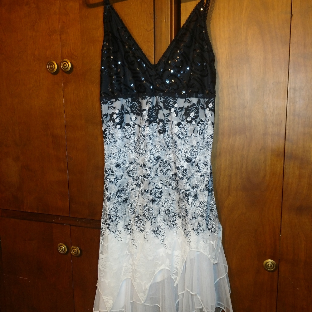 Mermaid style dress semi-formal